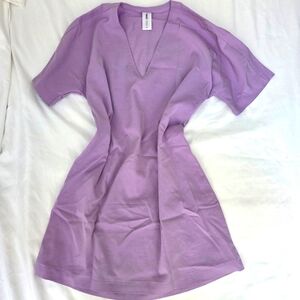 Smash + Tess Lilac V Neck T Shirt Dress XS